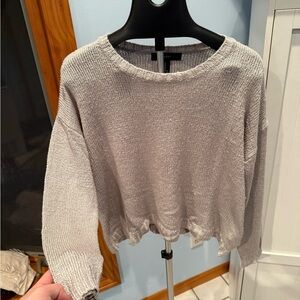Forever 21 Light Gray Knit Sweater